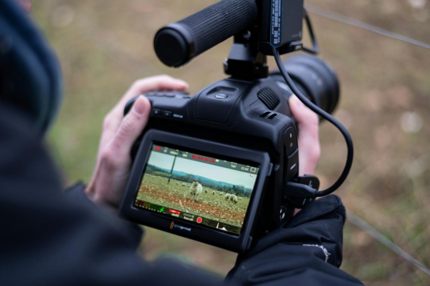 Studio de montage vidéo professionnel avec écrans multiples